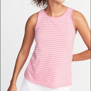 2 for $10 old navy Striped Pink Sleeveless Top size small